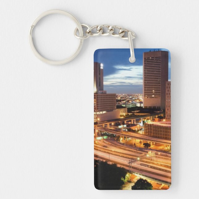 Downtown City View Keychain (Front)