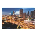 Downtown City View Placemat at Zazzle