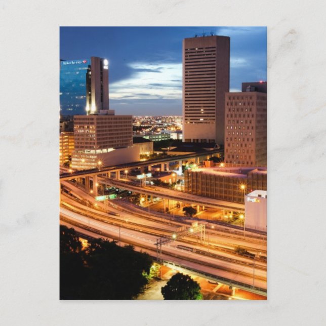 Downtown City View Postcard (Front)