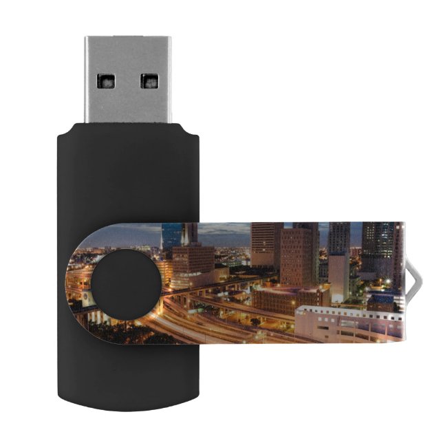 Downtown City View USB Flash Drive (Opened)