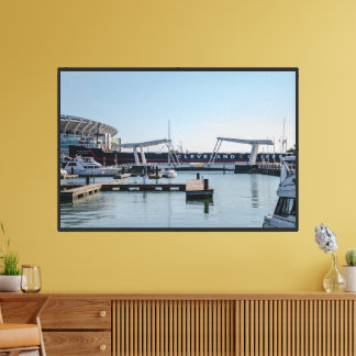 Downtown Cleveland Ohio Stretched Canvas Print