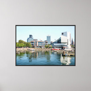 Downtown Cleveland Ohio Stretched Canvas Print