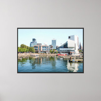 Downtown Cleveland Ohio Stretched Canvas Print