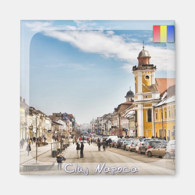 Downtown Cluj Napoca Magnet (Front)