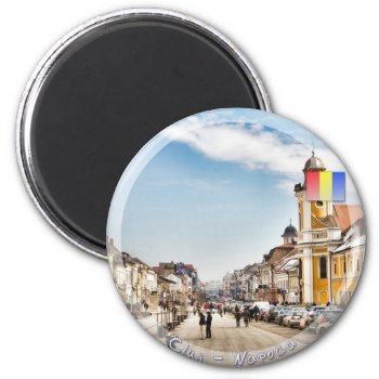 Downtown Cluj Napoca Magnet by igabriela at Zazzle