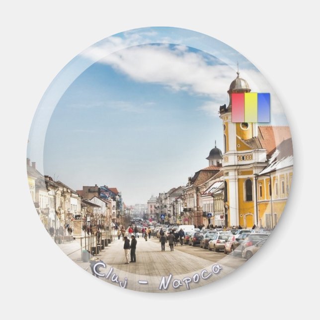Downtown Cluj Napoca Magnet (Front)