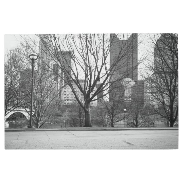 Downtown Columbus Metal Print (Front)
