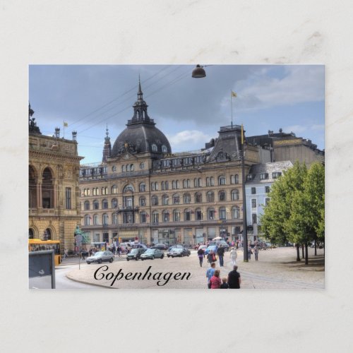 Downtown Copenhagen Postcard