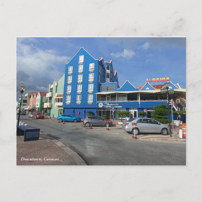 Downtown Curacao Postcard (Front)
