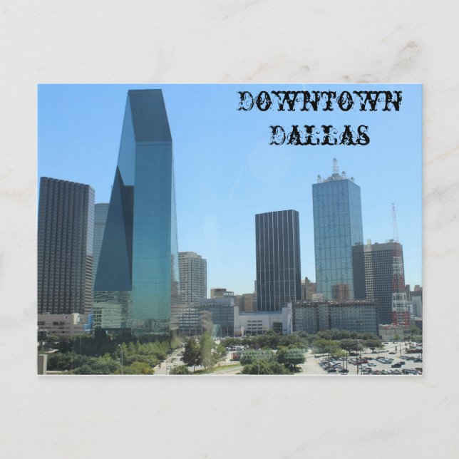 Downtown Dallas Texas # 3 Postcard (Front)