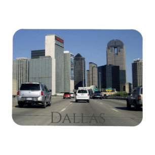 Downtown Dallas Texas Souvenir Magnet