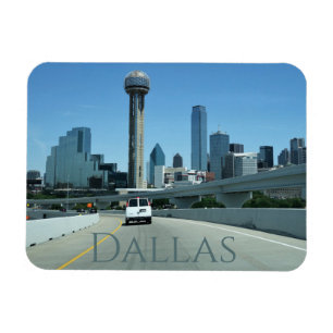 Downtown Dallas Texas Souvenir Magnet