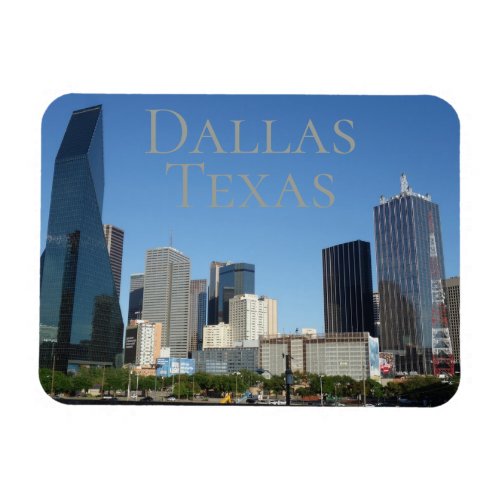 Downtown Dallas Texas Souvenir Magnet