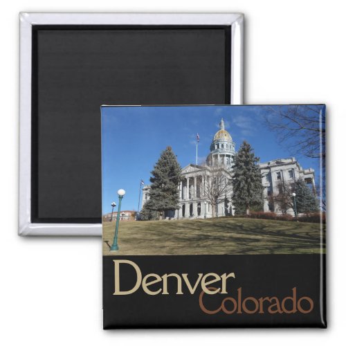Downtown Denver Colorado Capitol Building Magnet