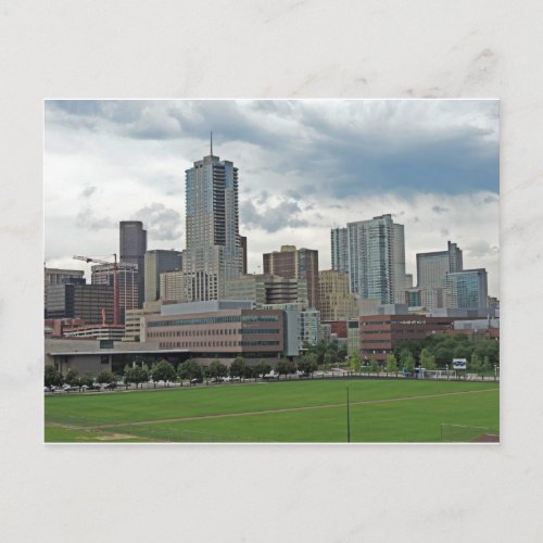 Downtown Denver Colorado City Skyline Postcard