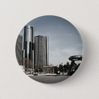 Downtown Detroit Pinback Button