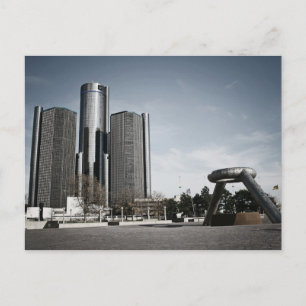 Downtown Detroit Postcard