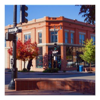 Downtown Grand Junction Poster by bluerabbit at Zazzle