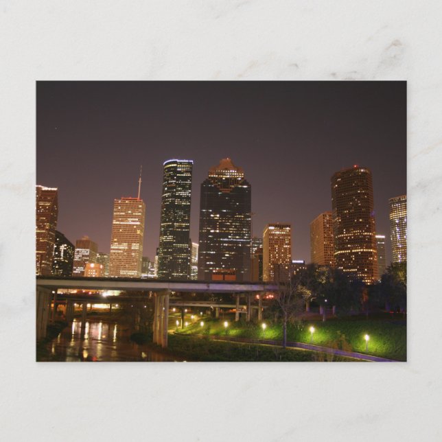 Downtown Houston - Postcard - Customized (Front)