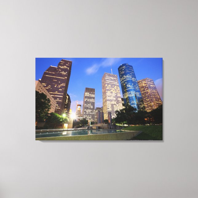 Downtown Houston, Texas Canvas Print (Front)