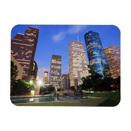 Downtown Houston Texas Magnet