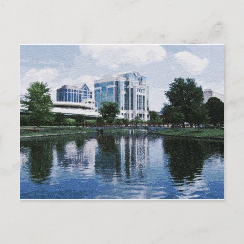 Downtown Huntsville Alabama Postcard