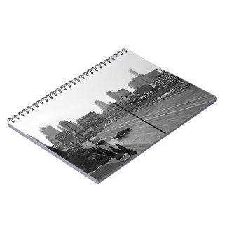 Downtown Kansas City, Missouri Black & White Photo Notebook