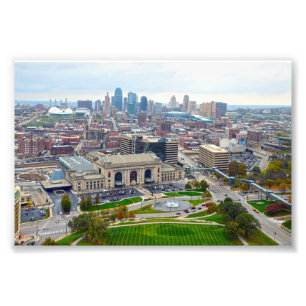 Downtown Kansas City, Missouri, View Photo Print
