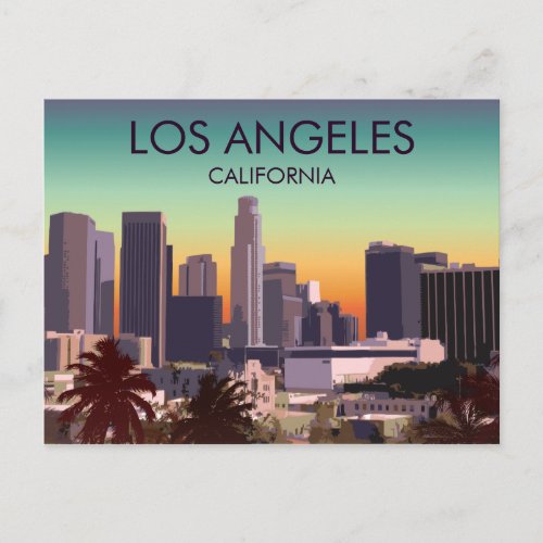 Downtown LA Postcard