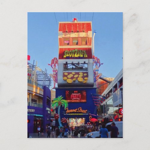 Downtown Las Vegas 2 Postcard