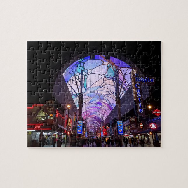 Downtown Las Vegas #3 Jigsaw Puzzle (Horizontal)