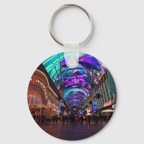 Downtown Las Vegas 4 Keychain