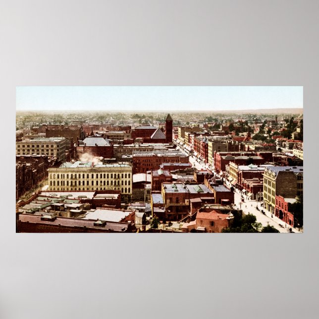 Downtown Los Angeles California Poster (Front)