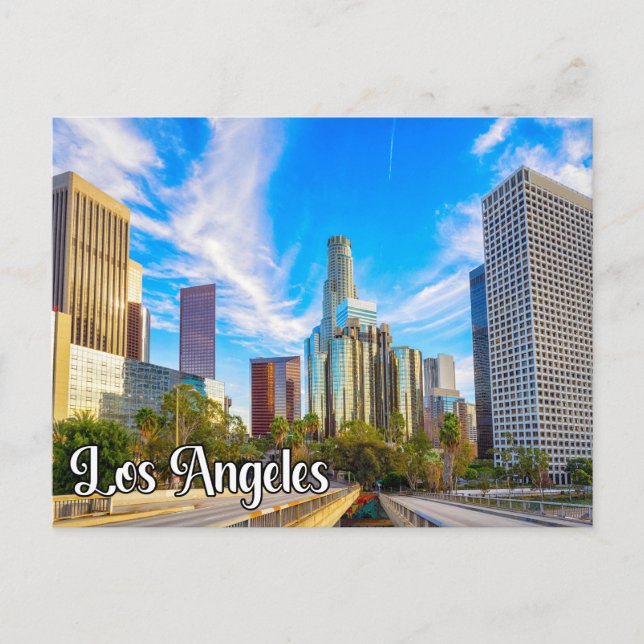 Downtown Los Angeles, California, USA Postcard (Front)