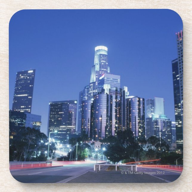 Downtown Los Angeles Drink Coaster (Front)