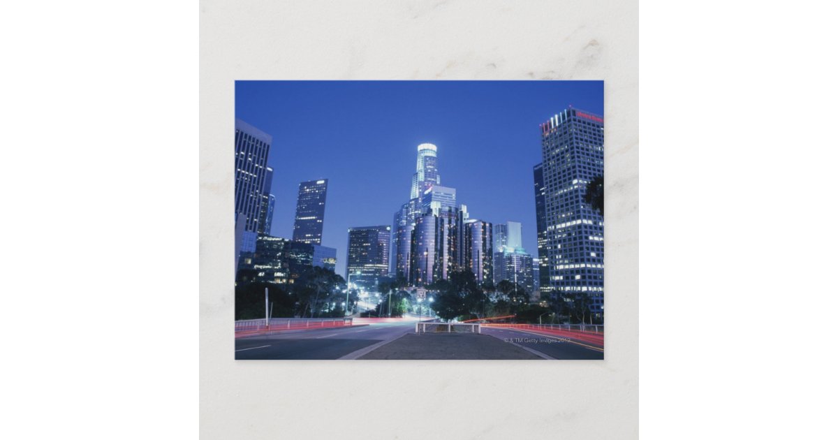 Downtown Los Angeles Postcard | Zazzle