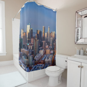Downtown Los Angeles Skyline Shower Curtain