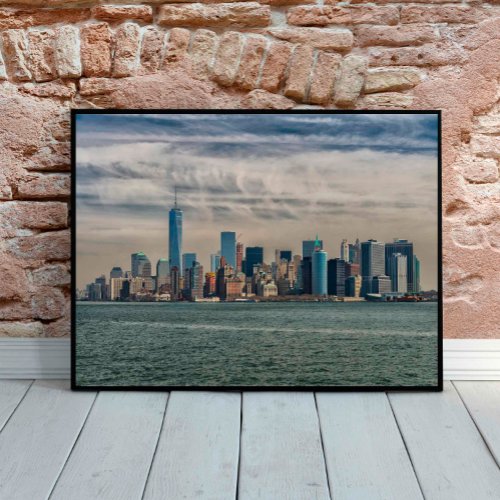 Downtown Manhattan View Scenic photography Poster