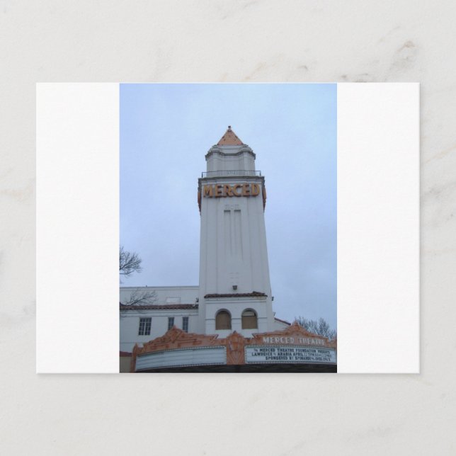 Downtown Merced Postcard (Front)