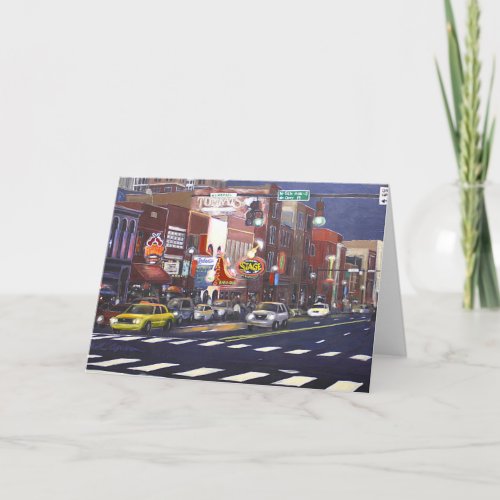Downtown Nashville Note Card