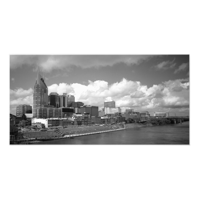Downtown Nashville Skyline Photo Print (Front)