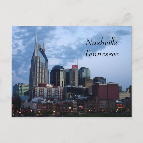 Downtown Nashville Tennessee Postcard
