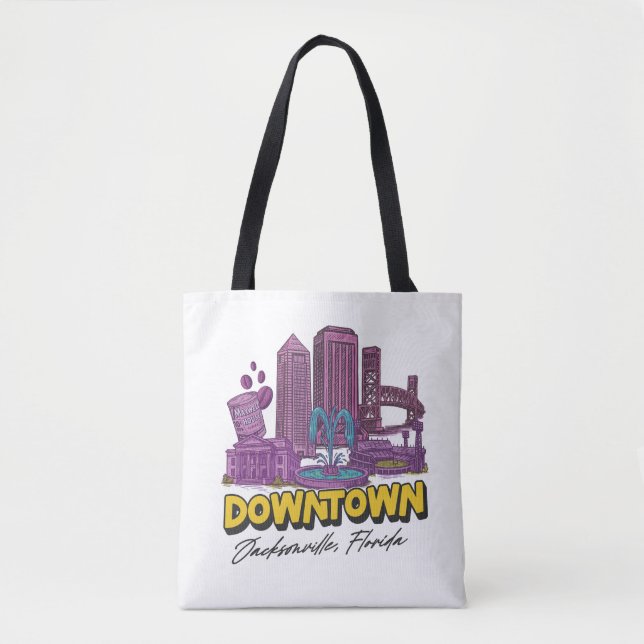Downtown Neighborhood Tote Bag (Front)