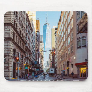 Downtown New York View of World Trade Center Mouse Pad
