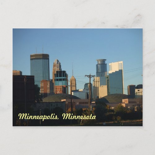 Downtown of Minneapolis Minnesota Postcard