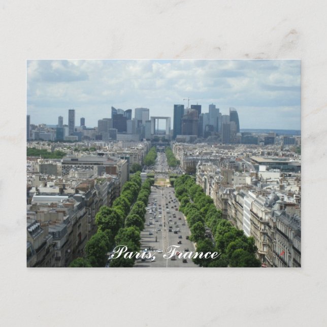 Downtown Paris Postcard (Front)