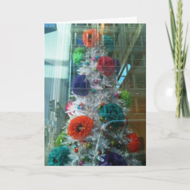 DOWNTOWN PITTSBURGH CHRISTMAS TREE HOLIDAY CARD (Front)