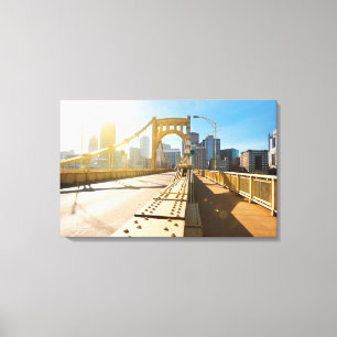 Downtown Pittsburgh Pennsylvania Canvas Print