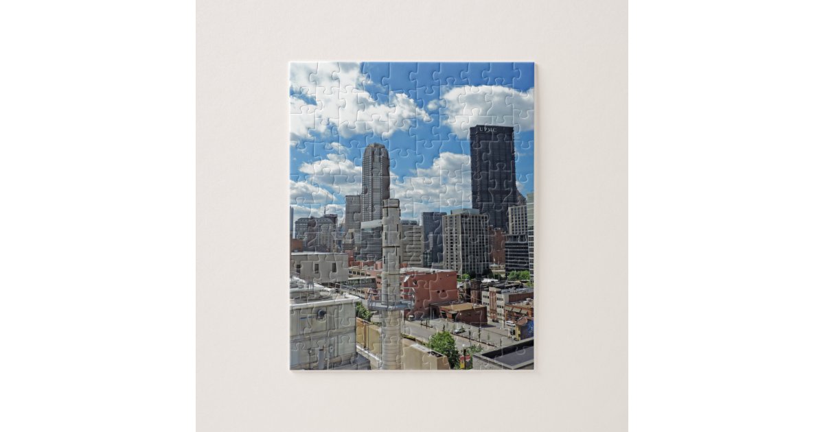 Downtown Pittsburgh Skyline Jigsaw Puzzle | Zazzle