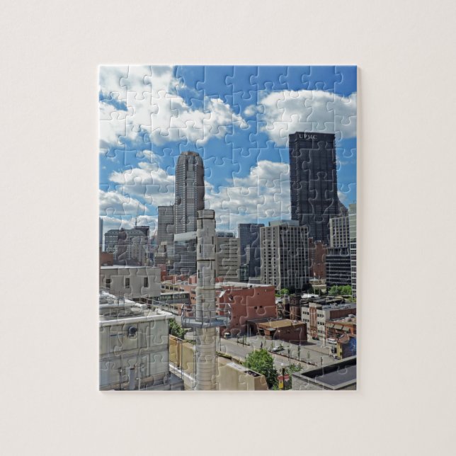 Downtown Pittsburgh Skyline Jigsaw Puzzle (Vertical)